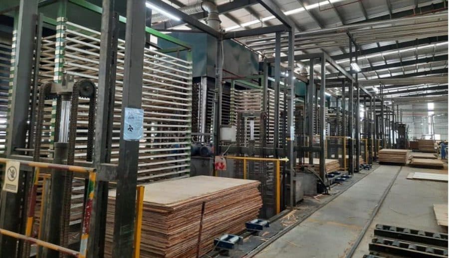 LELOI wood factory in Vietnam — production line 4
