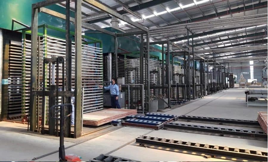 LELOI wood factory in Vietnam — production line 5