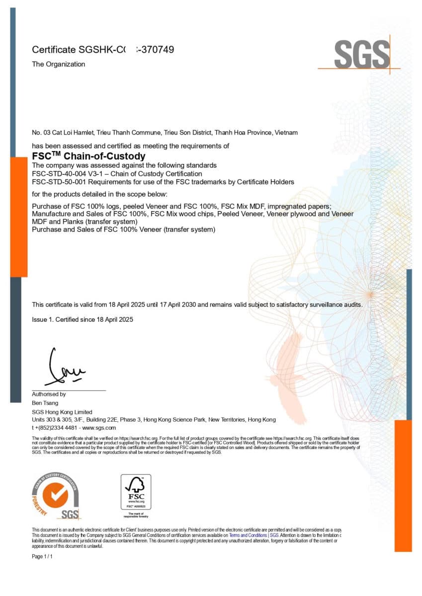 FSC Chain of Custody: What the Licence Code on Your Invoice Actually Proves