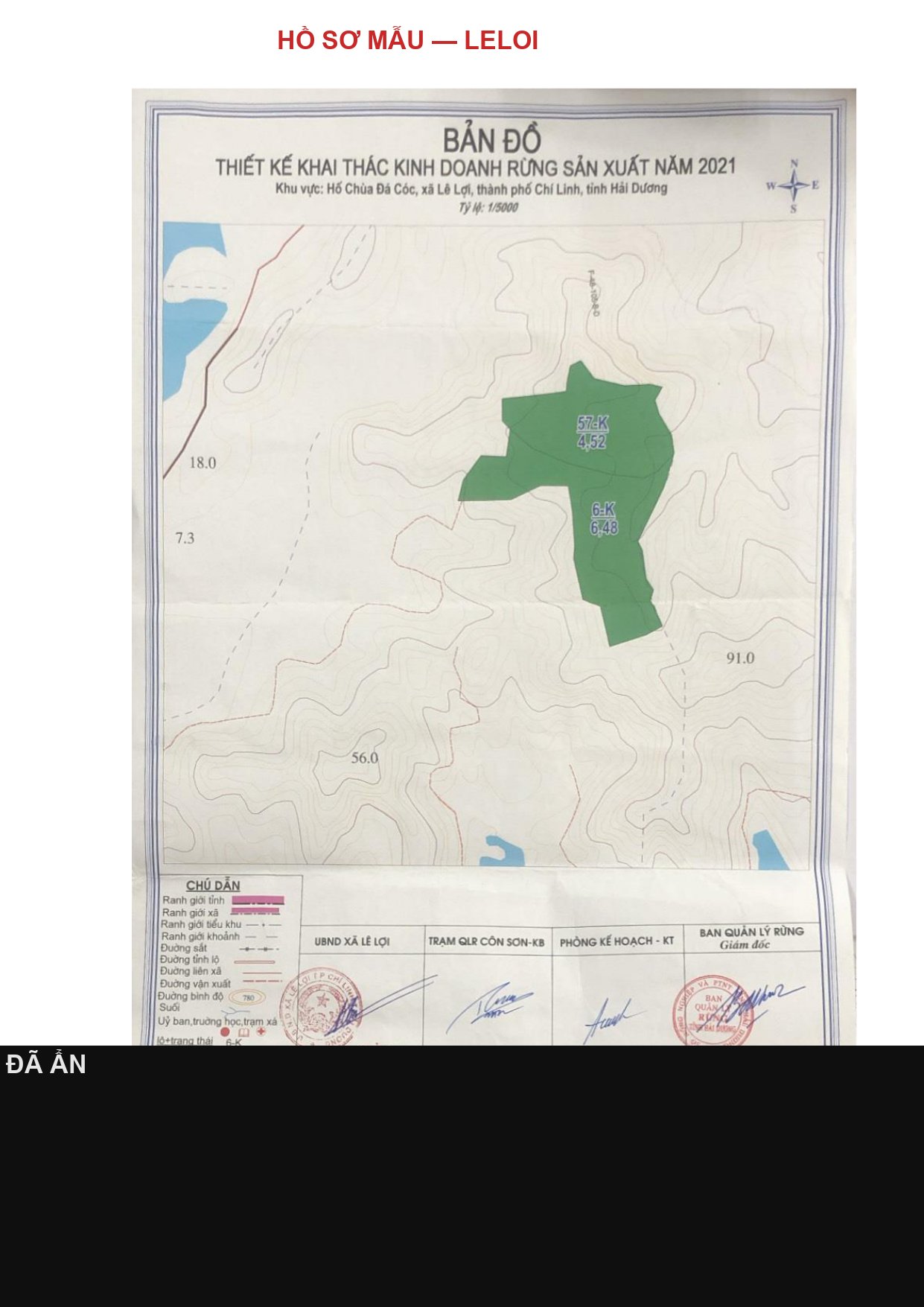 Harvest design map (plot polygon)