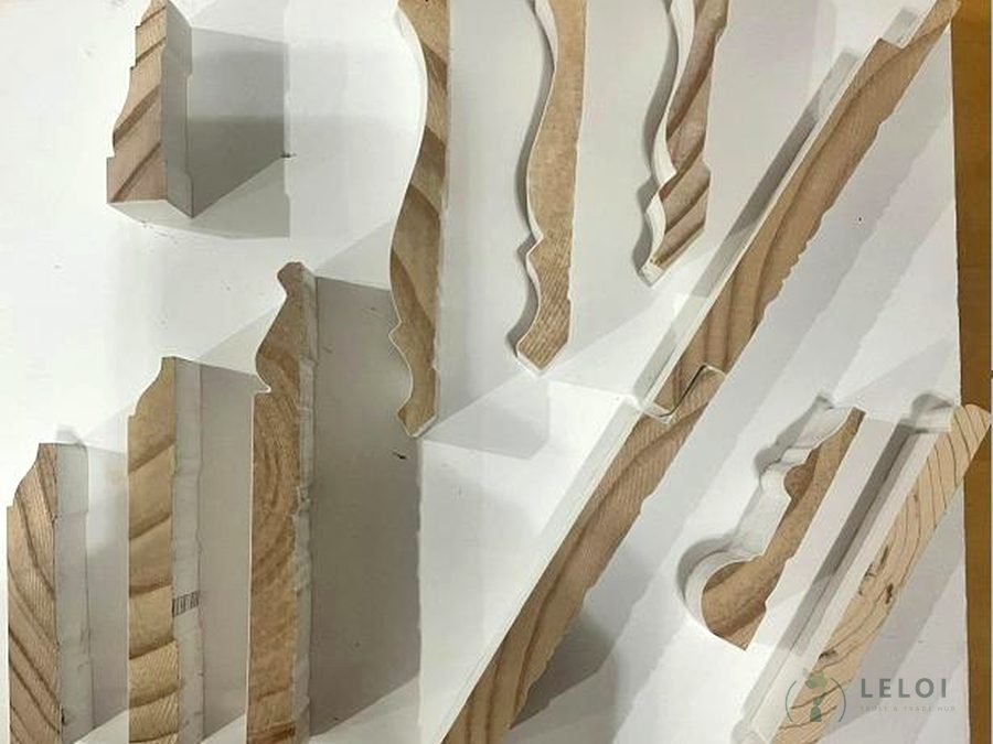 Finger-jointing — LELOI primed moulding, Vietnam 1