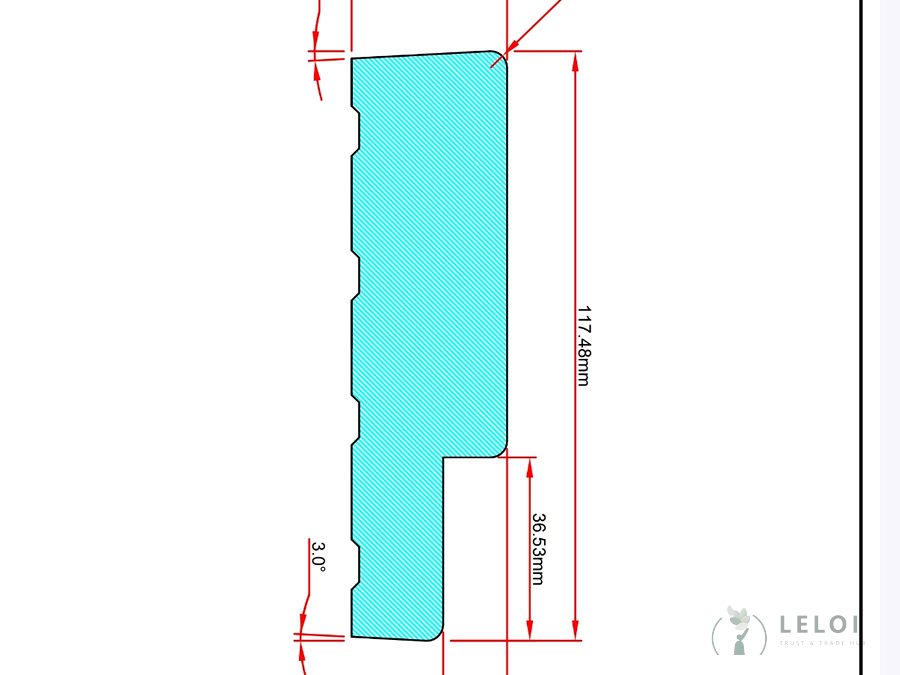 Dimension checks — LELOI primed moulding, Vietnam 3